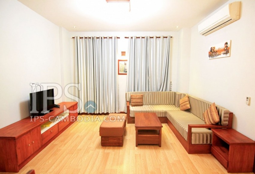 1 Bedroom Serviced Apartment For Rent - Toul Tom Pong 1, Phnom Penh