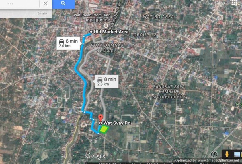 3000 Sqm Land For Sale - Wat Svay, Siem Reap