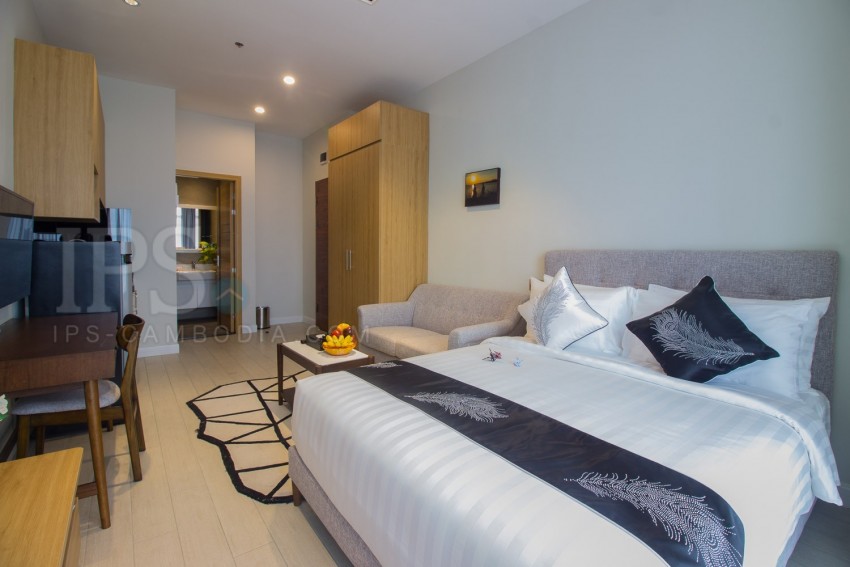 27 Sqm Studio Condo For Rent - BKK1, Phnom Penh