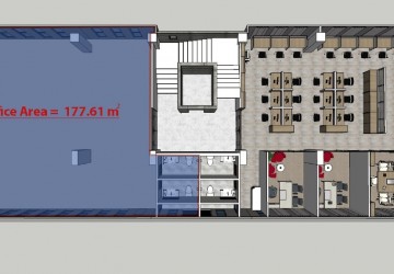 175 Sqm Office For Rent in Boeung Keng Kang 1, Phnom Penh thumbnail