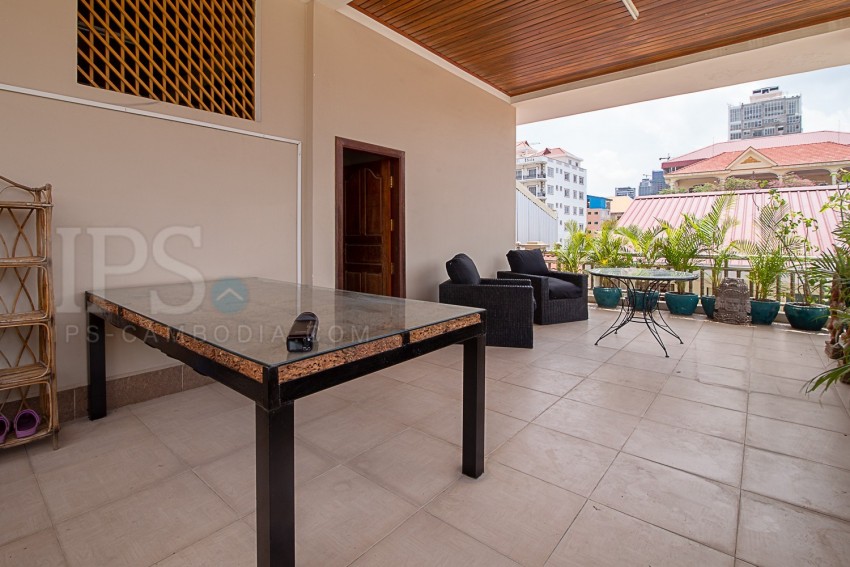 6 Bedroom Townhouse For Rent - Tonle Bassac, Phnom Penh