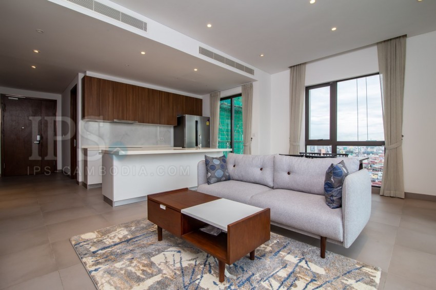 19th Floor 2 Bedroom Condo For Sale - Embassy Central, BKK1, Phnom Penh