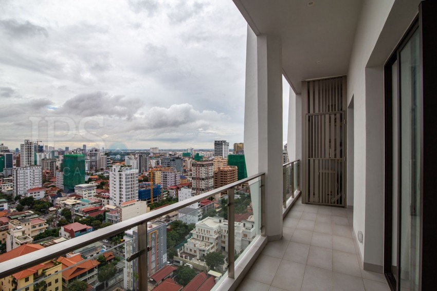 19th Floor 2 Bedroom Condo For Sale - Embassy Central, BKK1, Phnom Penh