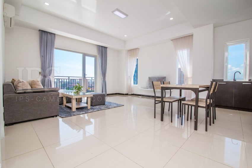 2 Bedroom Serviced Apartment For Rent - Tonle Bassac, Phnom Penh