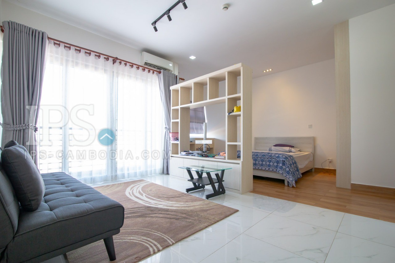 7th Floor Studio Apartment For Sale - PS Crystal, Phnom Penh