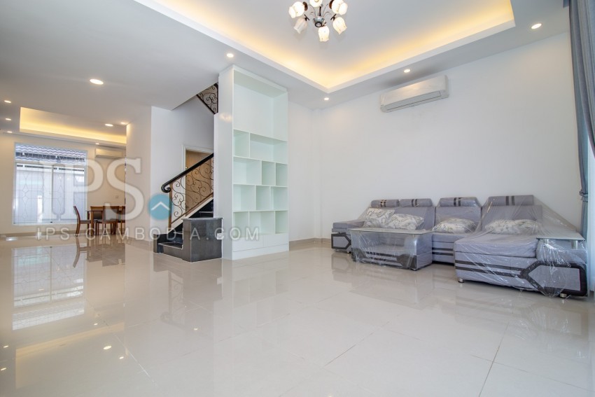 3 Bedroom Twin Villa  For Rent - Toek Tla, Phnom Penh