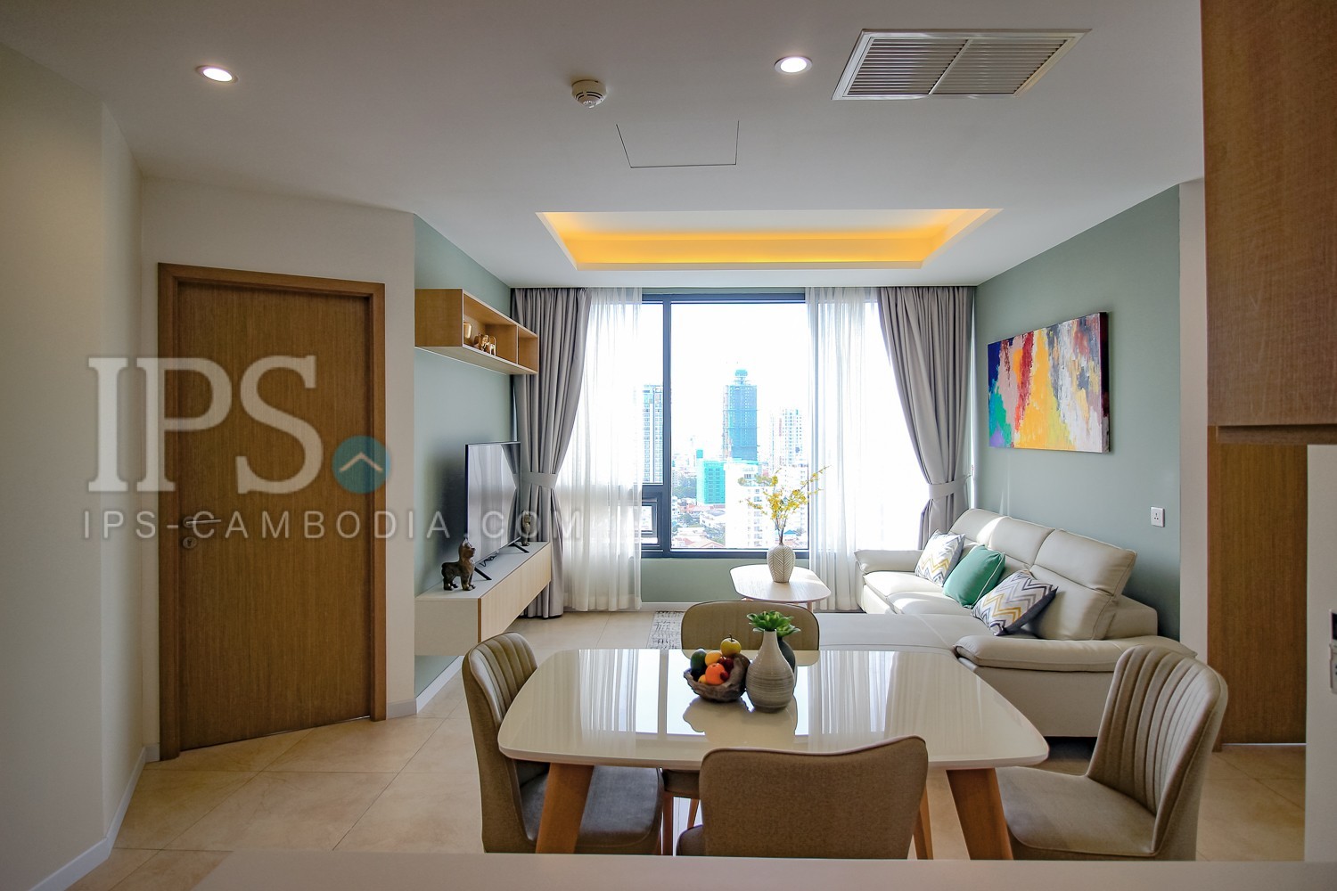 3 Bedroom Condo Unit For Rent Tonle Bassac Phnom Penh 9796 | IPS Cambodia