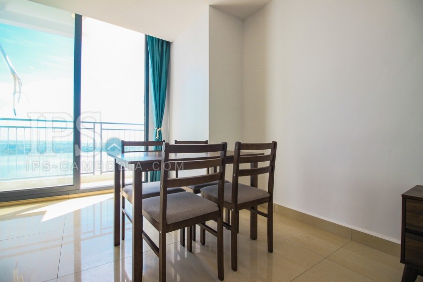 1 Bedroom Studio For Rent - Mekong View Tower, Phnom Penh 