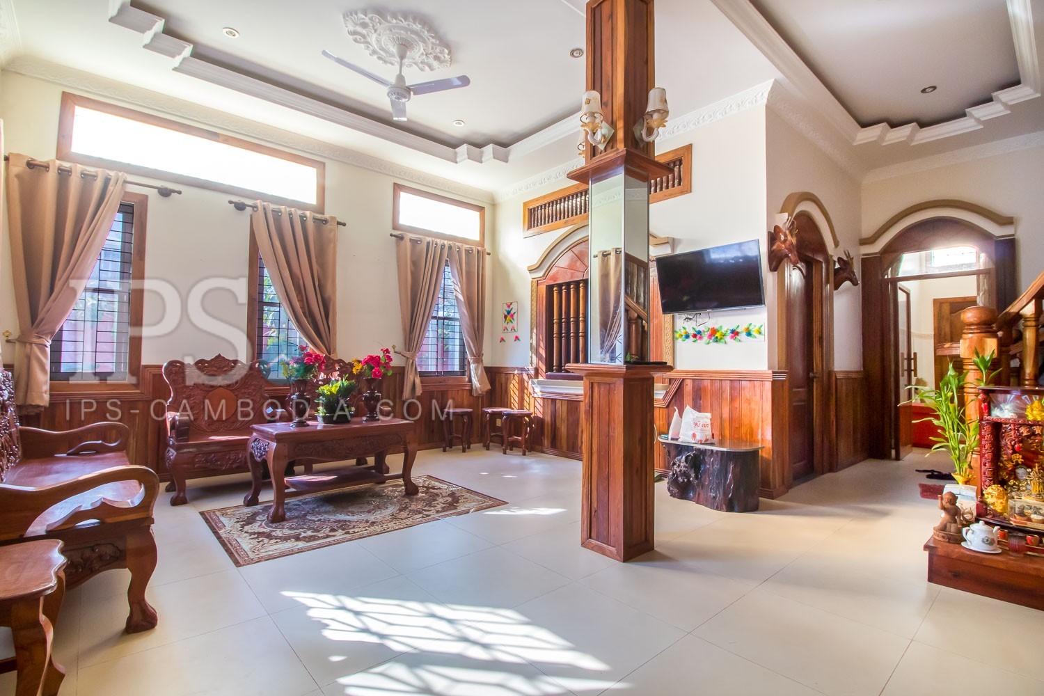 3 Bedroom House  For Rent - Svay Dangkum, Siem Reap - Image 4