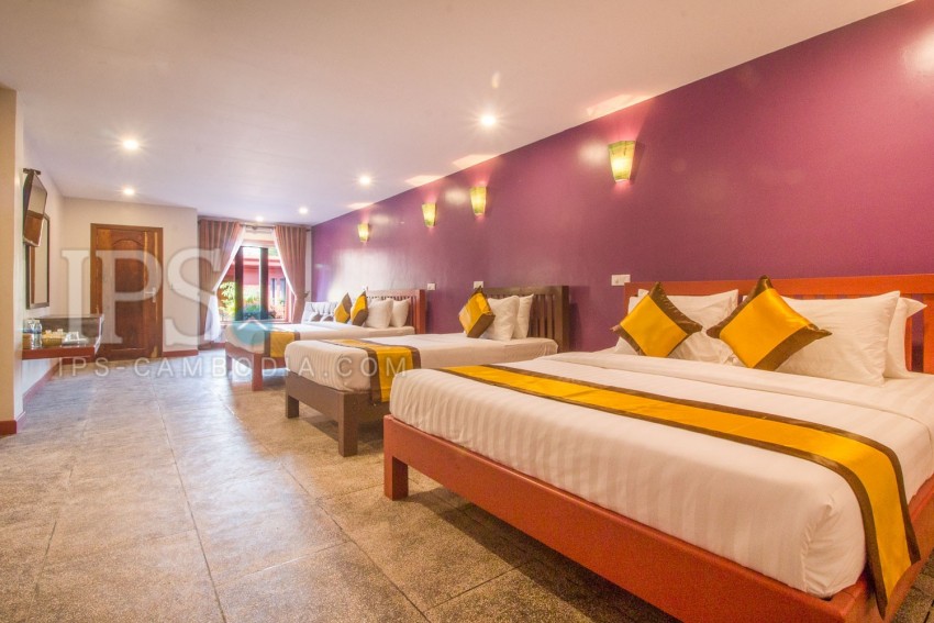 12 Room Hotel For Rent -  Kouk Chak, Siem Reap