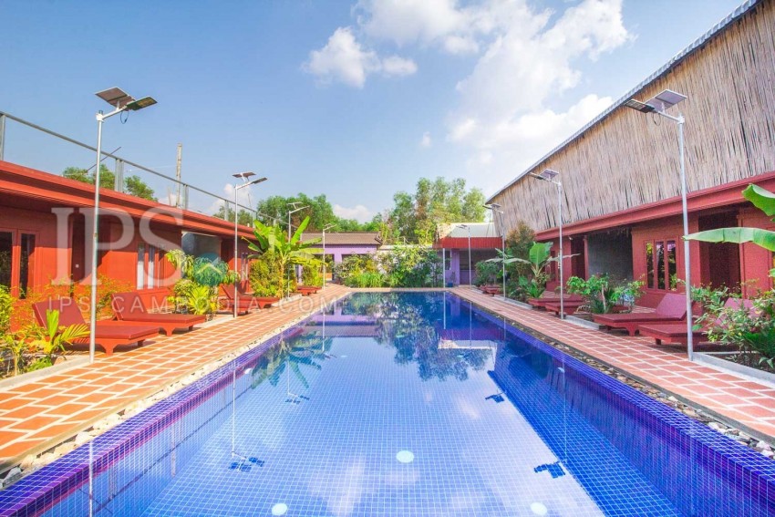 12 Room Hotel For Rent -  Kouk Chak, Siem Reap