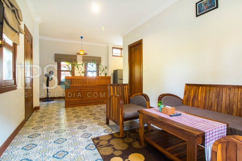 1 Bedroom Tropical Wooden Villa For Rent - Sra Ngae, Siem Reap