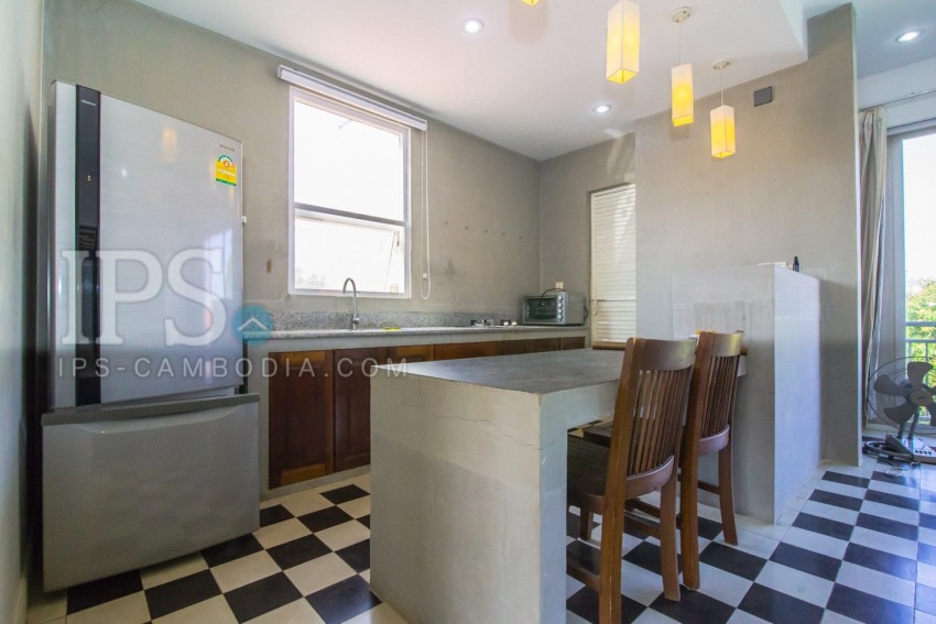 1 Bedroom Renovated Apartment For Rent - Tonle Bassac , Phnom Penh