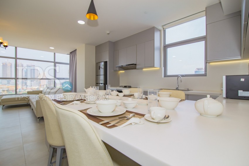 2 Bedroom Serviced Apartment For Rent - BKK1, Phnom Penh