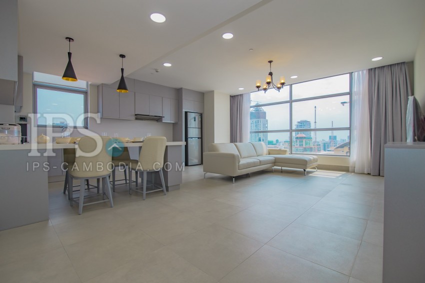 2 Bedroom Serviced Apartment For Rent - BKK1, Phnom Penh