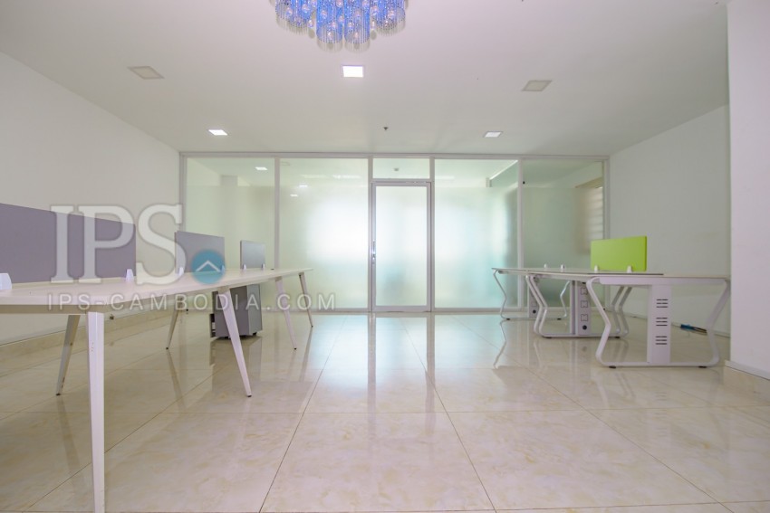 115 Sqm Commercial Office Space For Rent - BKK1, Phnom Penh