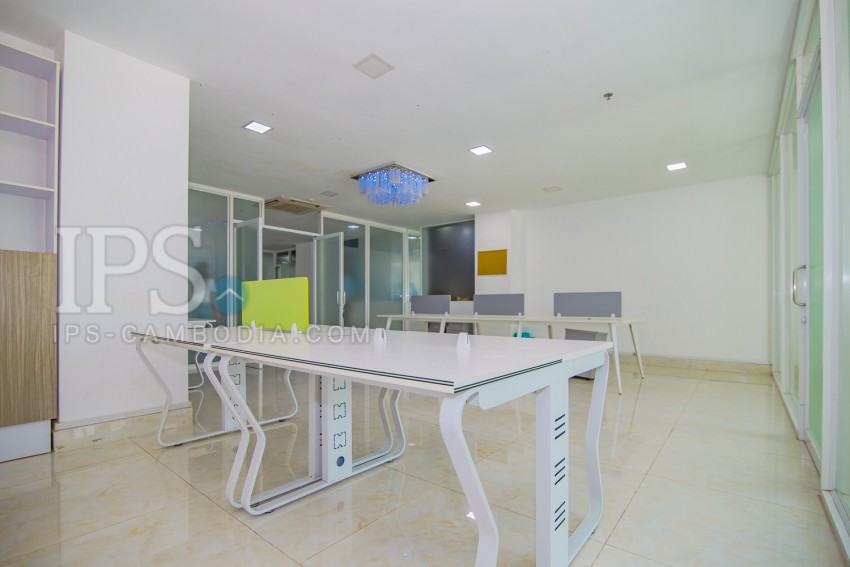 115 Sqm Commercial Office Space For Rent - BKK1, Phnom Penh