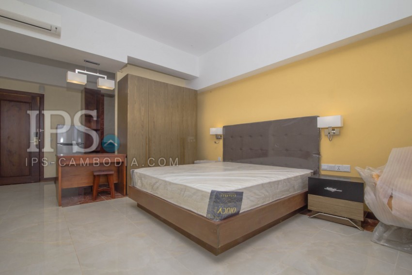 Studio Room Service Apartment For Rent - Chroy Changvar, Phnom Penh