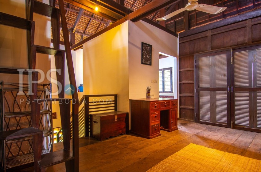 3 Bedroom Wooden House For Rent - Slor Kram, Siem Reap