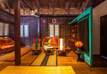 3 Bedroom Wooden House For Rent - Slor Kram, Siem Reap thumbnail