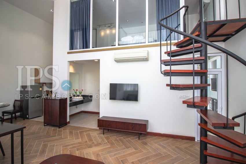 2 Bedroom Duplex Serviced Apartment For Rent - Russian Market, Phnom Penh