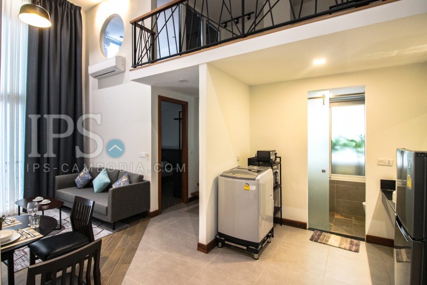 2 Bedroom Duplex Serviced Apartment For Rent - Toul Tum Poung 1, Phnom Penh