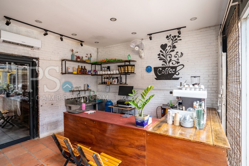 Coffee Shop Business For Rent - Old MarketPub Street, Siem Reap