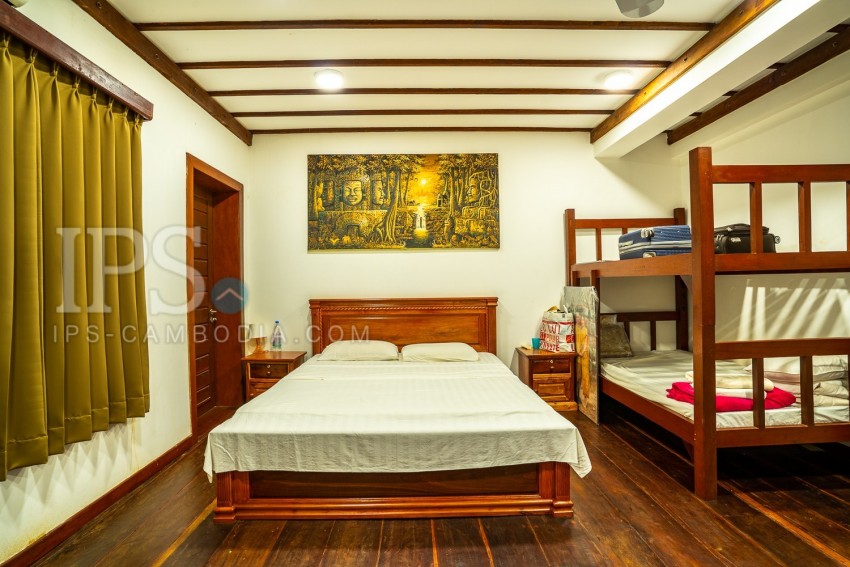 6 Bedroom Wooden Villa For Sale - Slor Kram, Siem Reap