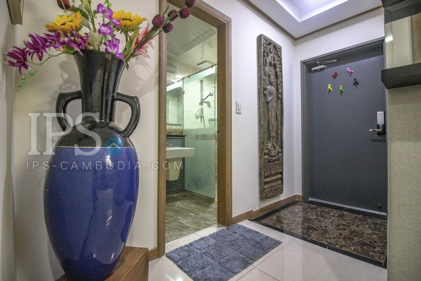 1 Bedroom Condo For Rent- De Castle Royal, BKK1, Phnom Penh