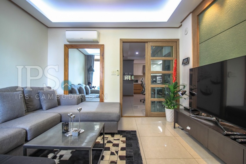 1 Bedroom Condo For Rent- De Castle Royal, BKK1, Phnom Penh