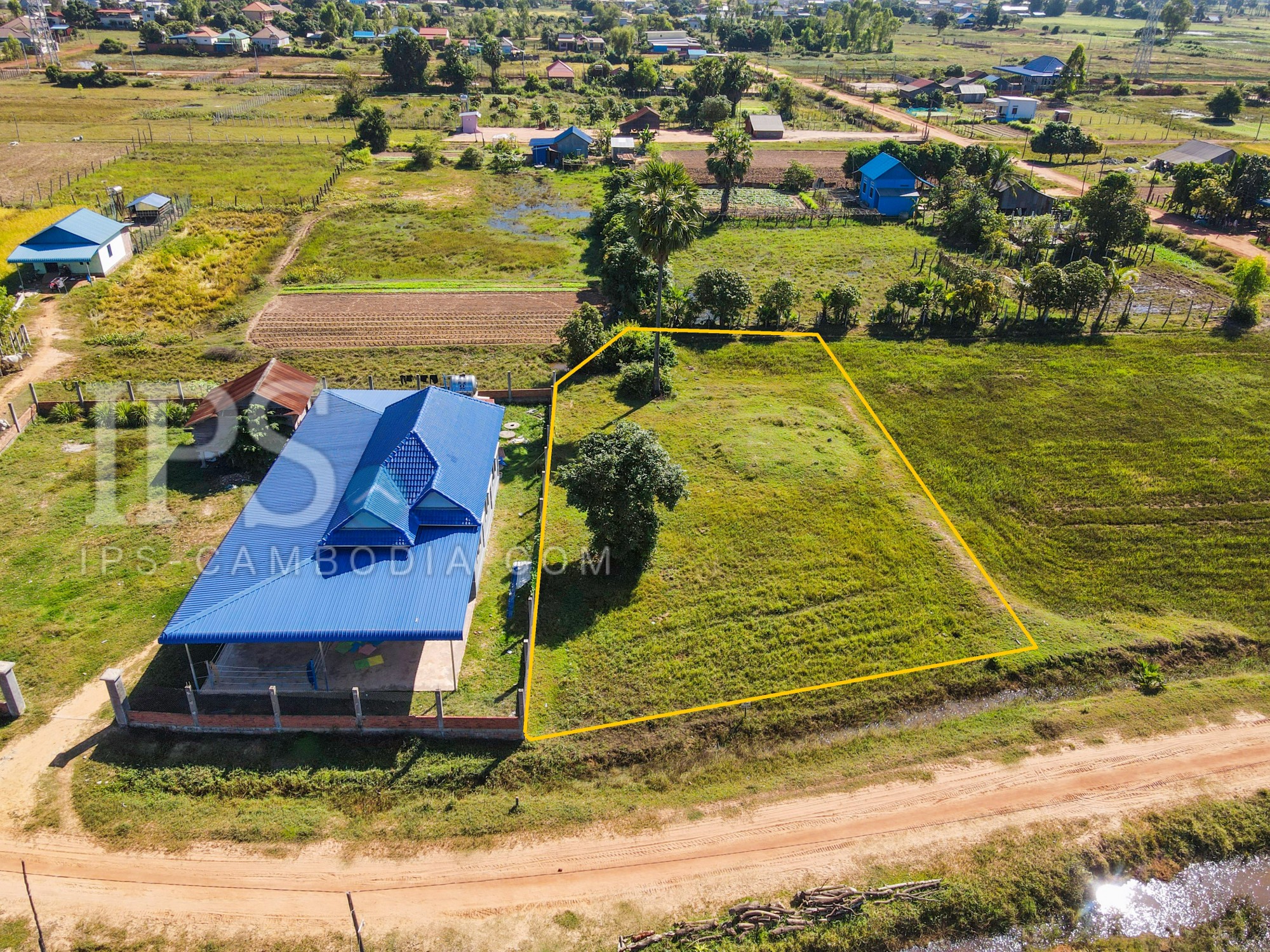 1034 Sqm Land For Sale Chreav, Siem Reap 11406 IPS Cambodia