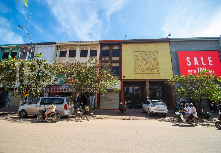 3 Floor Commercial Building For Rent- Sivutha Road, Siem Reap