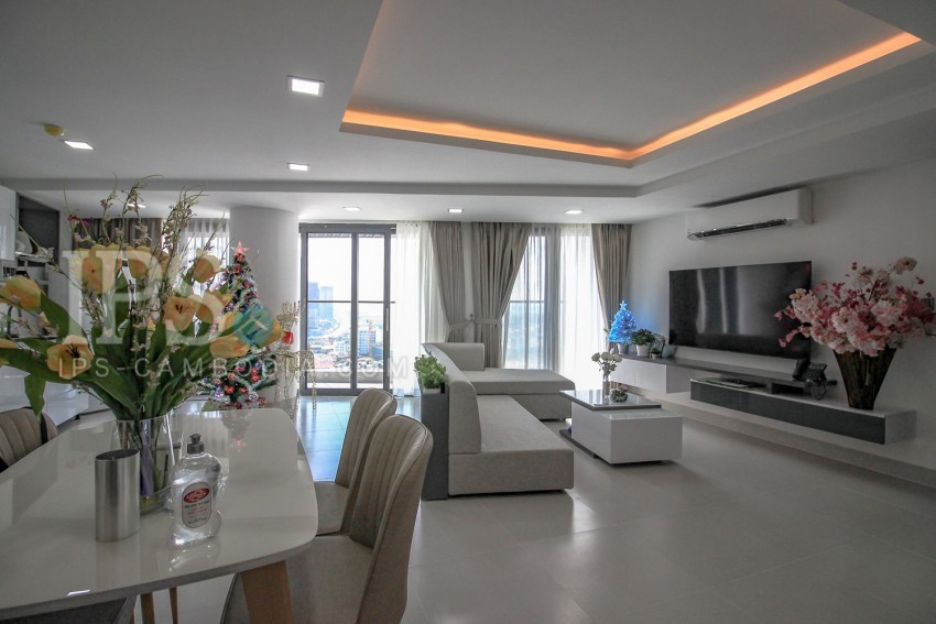 3 Bedroom Serviced Apartment For Rent - Tonle Bassac, Phnom Penh