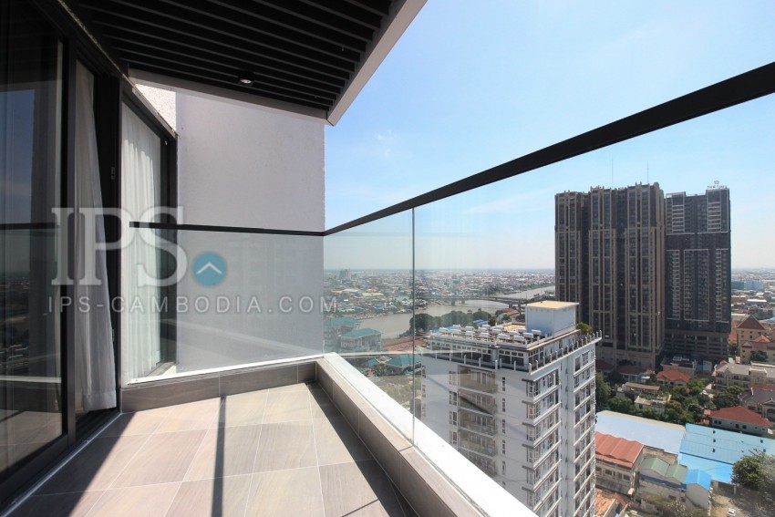 3 Bedroom Serviced Apartment For Rent - Tonle Bassac, Phnom Penh