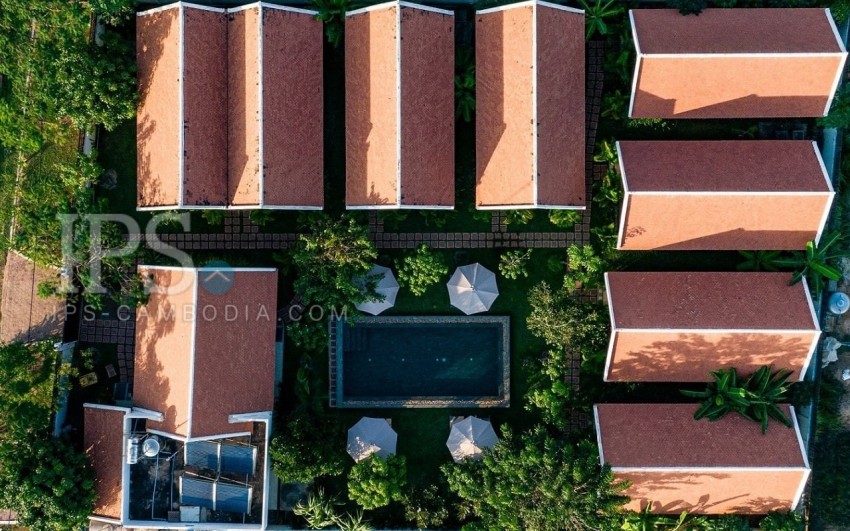 8 Bedroom Boutique Hotel For Sale - Svay Dangkum, Siem Reap