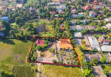 2317 Sqm Land with 2 Houses For Sale - Sala Kamruek, Siem Reap thumbnail