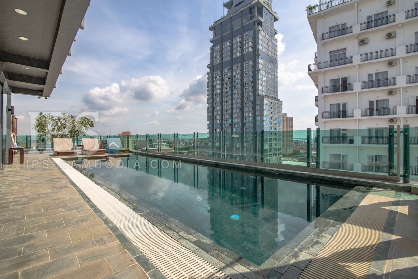 3 Bedroom Duplex Serviced Apartment For Rent - Tonle Bassac, Phnom Penh