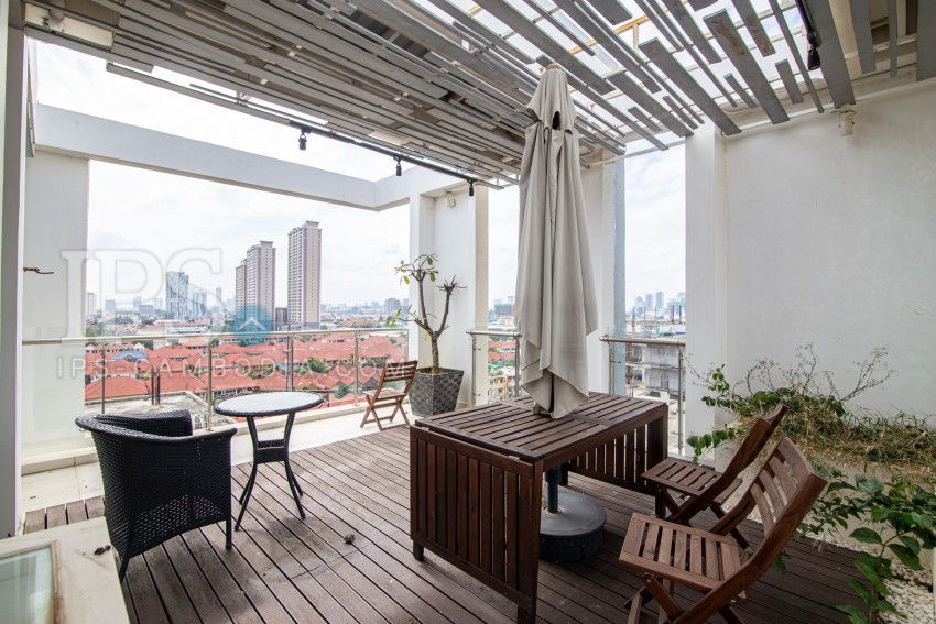 4 Bedroom Penthouse For Rent - Chroy Changvar, Phnom Penh