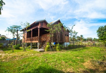 2 Bedroom Wooden House For Sale - Chreav, Siem Reap  thumbnail