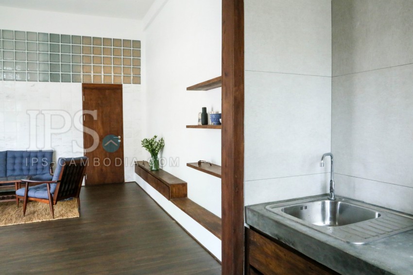 1 Bedroom Renovated Apartment For Rent - Ou Ruessei 3, Phnom Penh