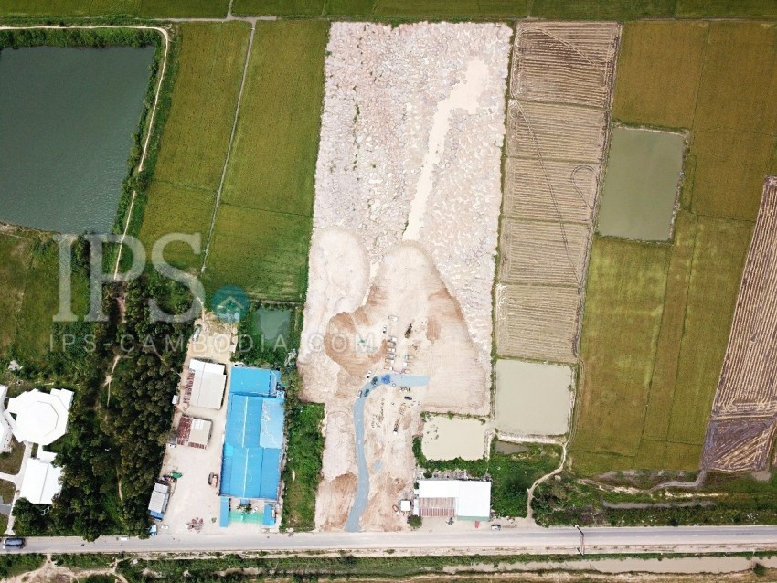 30,000 Sqm Land For Sale Along National Road 2, Takeo Province