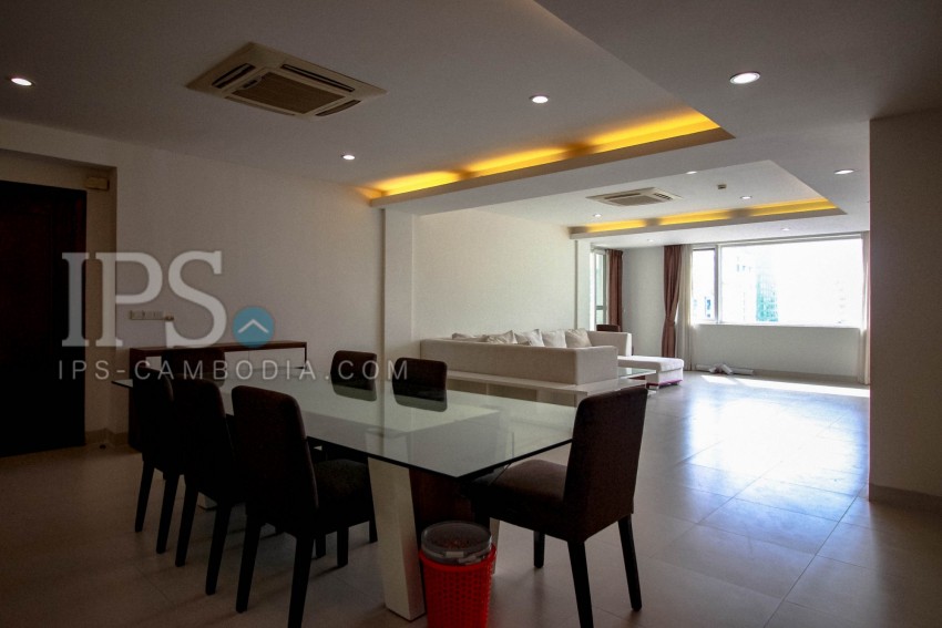 3 Bedroom Apartment For Rent in BKK1, Phnom Penh