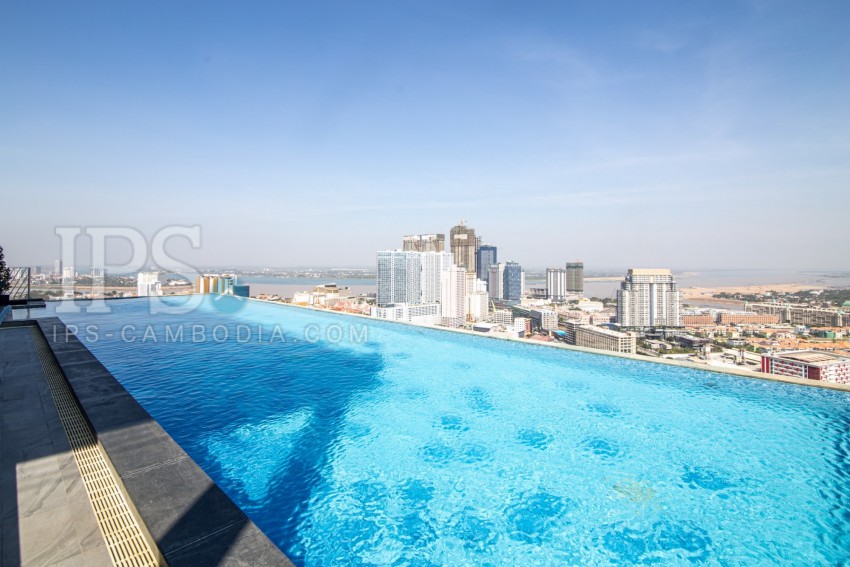 2 Bedroom Condo For Rent - Tonle Bassac, Chamkarmorn, Phnom Penh