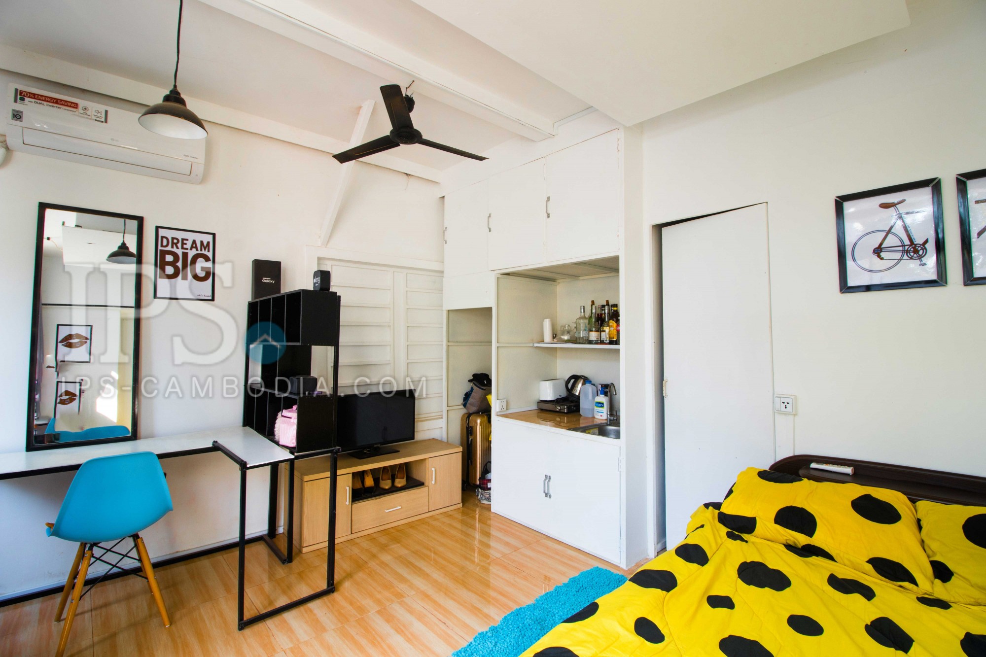 1 Bed Studio Room For Rent Slor Kram, Siem Reap 11904 IPS Cambodia