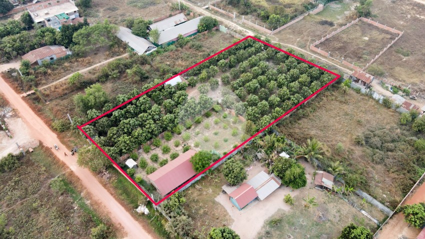 3200 Sqm Residential Land For Sale - Slor Kram, Siem Reap