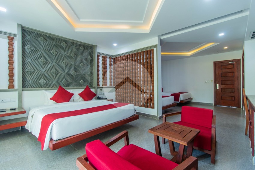 3 Bed Serviced Studio Apartment For Rent - Svay Dangkum, Siem Reap