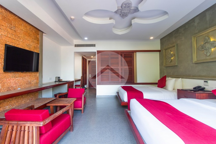 2 Bed Serviced Apartment For Rent - Svay Dangkum, Siem Reap