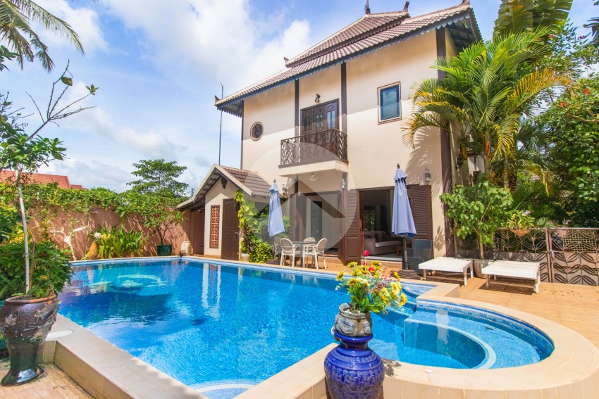 3 Bedroom Villa Share Pool For Rent-Svay Dangkum, Siem Reap