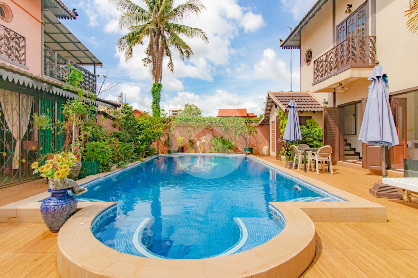 3 Bedroom Villa Share Pool For Rent-Svay Dangkum, Siem Reap