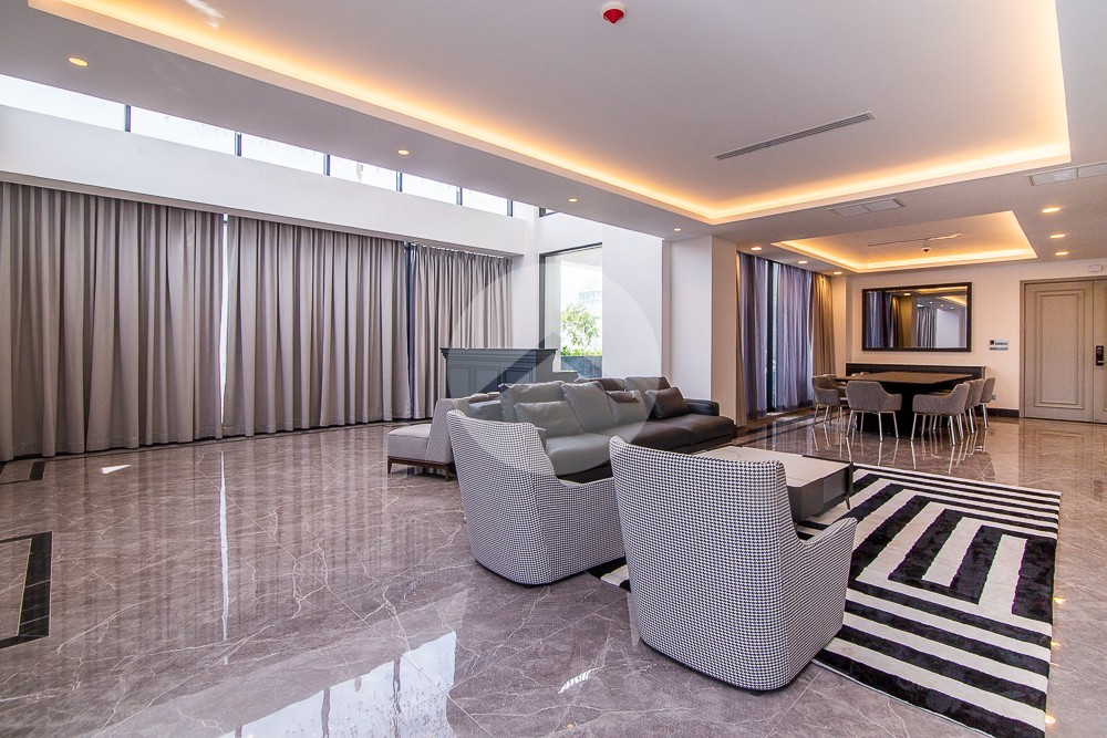Duplex 3 Bedroom Serviced Penthouse For Rent - BKK1, Phnom Penh - Image 9
